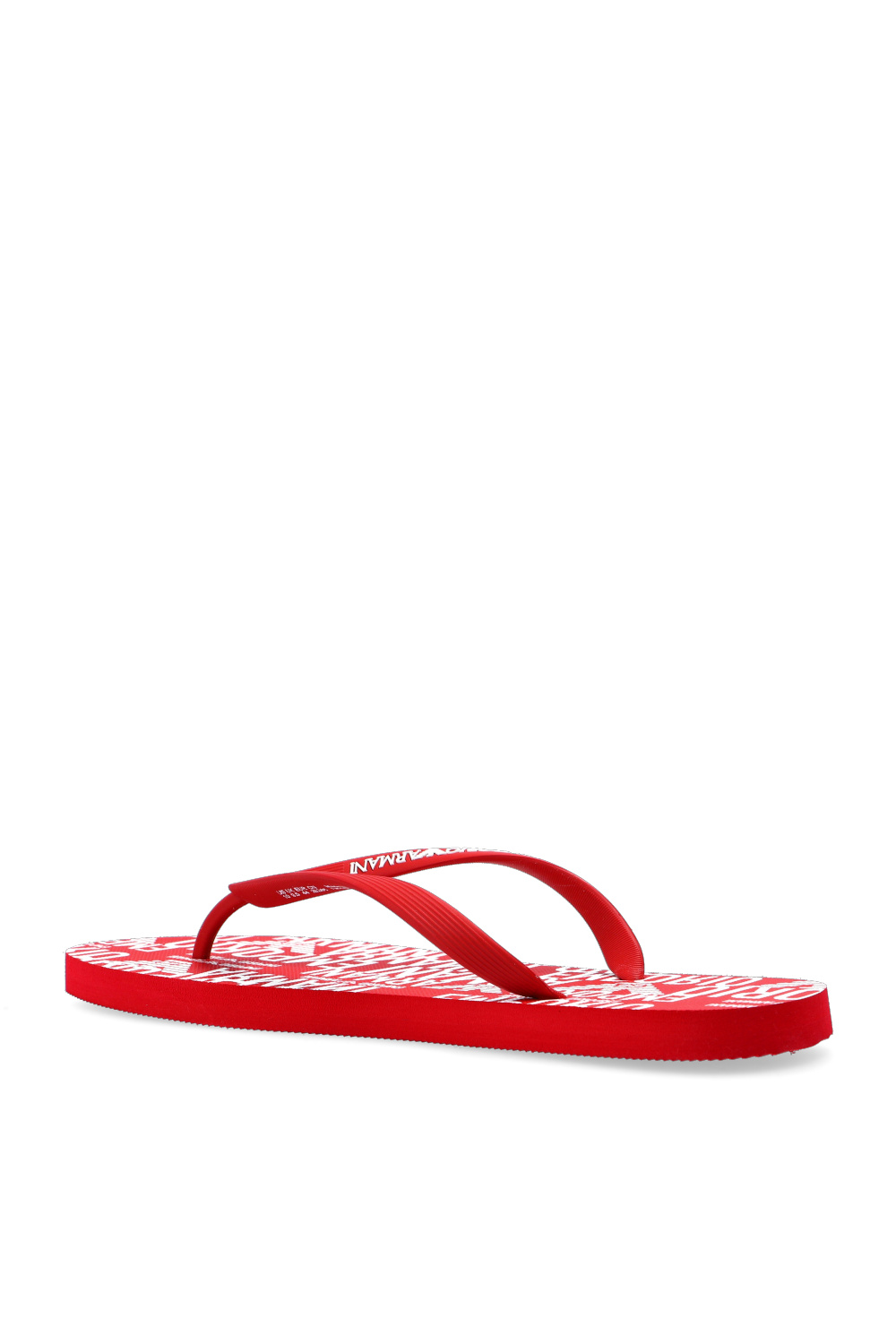 Emporio Armani Printed flip-flops